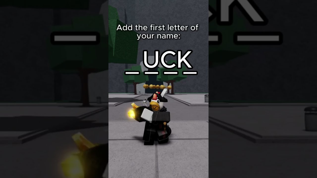 Add The First Letter Of Your Name Tsb Tsbg Thestrongestbattlegrounds Roblox