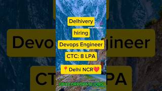 Delhivery hiring Devops Engineer 💼 Apply fast on LinkedIn. #delhivery #hiringnow #devopsengineer