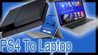 Here is how to connect the ps4 a laptop and play wirelessly.
playstation 4 remote app works for both pc mac allows you playst...