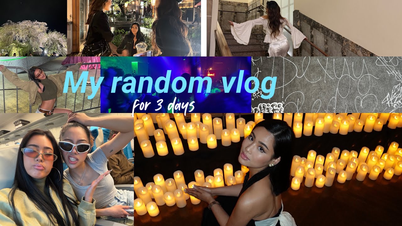 My random vlog for 3 days!!