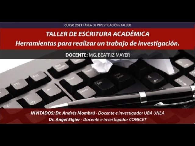 Taller de Escritura Académica