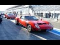 【世界に一台】幻の車、ランボルギーニ イオタが富士スピードウェイを走行！Lamborghini Jota Exhaust Sound