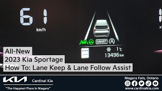 All-New 2023 Kia Sportage | How To Use Your Lane Keep & Lane Follow Assist!