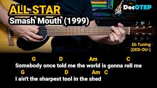 All Star - Smash Mouth (1999) Easy Guitar Chords Tutorial with Lyrics