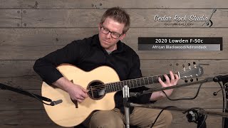 2020 Lowden F-50C Mastergrade African Blackwoodadirondack Spruce Played By Matt Thomas