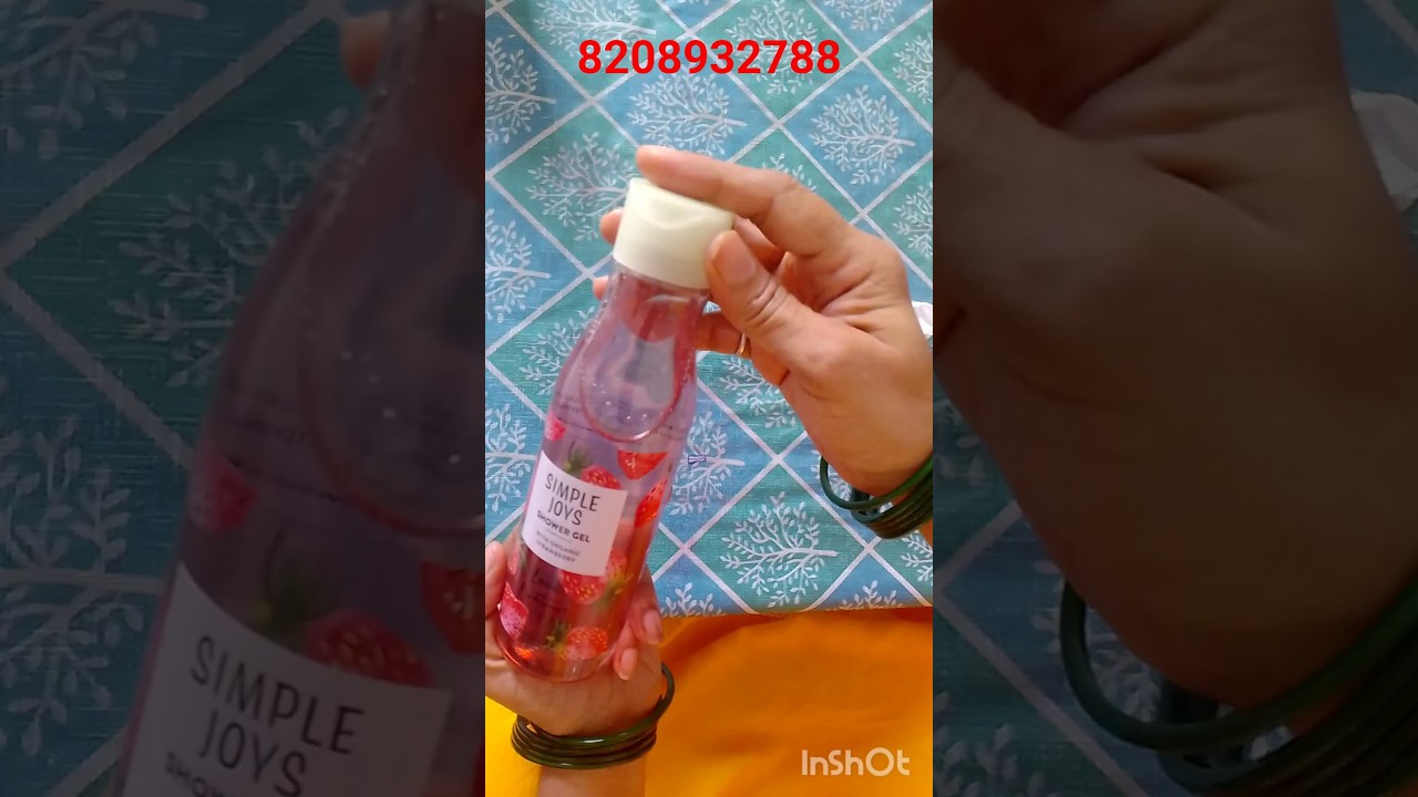 Oriflame....Simply Joy Shower Gel With Organic Strawberry Love Nature.... Whtup No 8208932788🤗🥰
