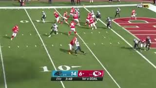 Patrick Mahomes almost completes 3 circus throws in Super Bowl LV on 2-7-21  