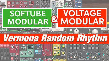 Vermona Random Rhythm Softube Modular inside Voltage Modular