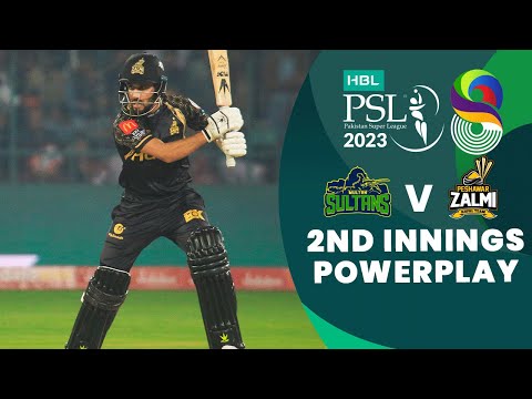 2nd Innings Powerplay | Multan Sultans vs Peshawar Zalmi | Match 5 | HBL PSL 8 | MI2T