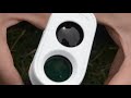 Peakpulse golf laser rangefinder with flag acquisition pulse vibration and fast focus