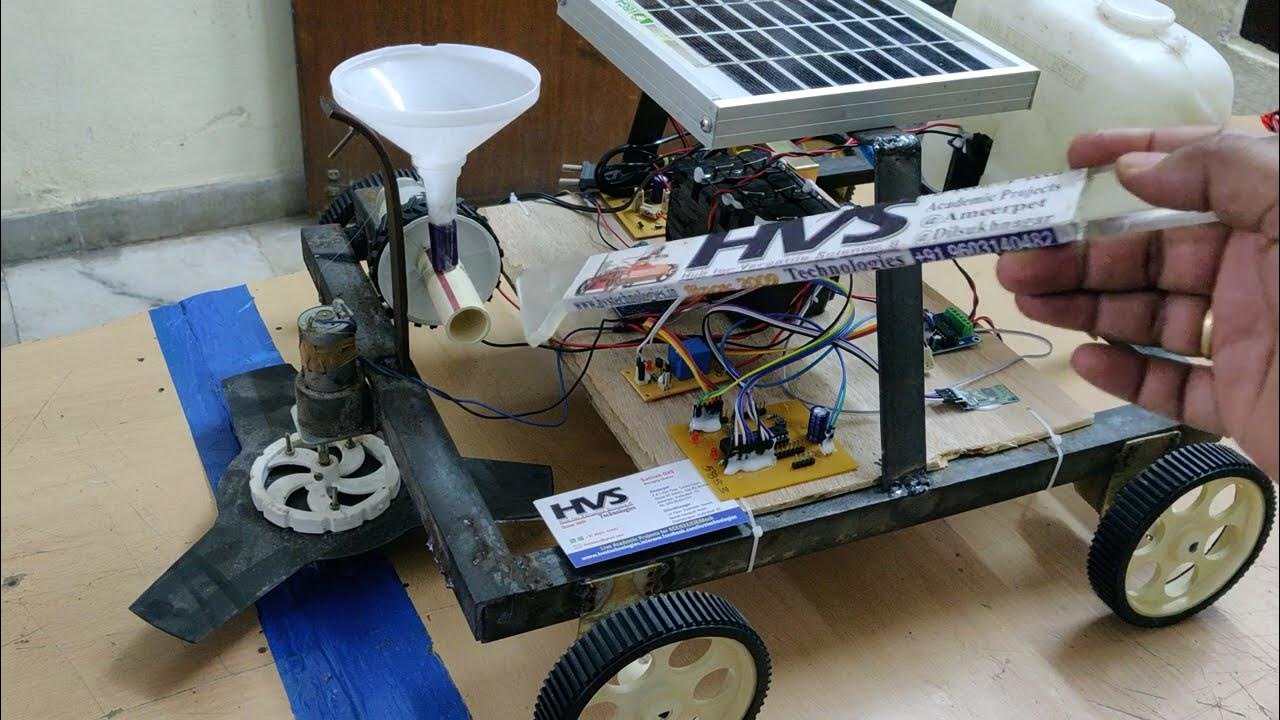 Solar powered Multipurpose AgriBot through Bluetooth Seed sowing
