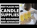 BEST PLACES to get candle making supplies. Best options for beginners and advanced candle makers