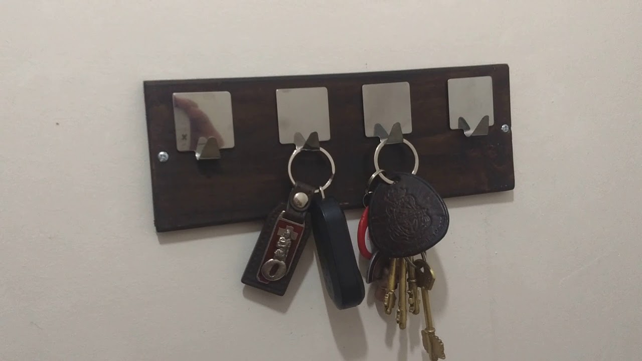 woodcraft Como hacer portallaves casero. Parte 2