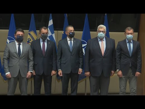 Τελετή παράδοσης-παραλαβής του απερχόμενου στον νυν υφυπουργό Εθνικής Άμυνας