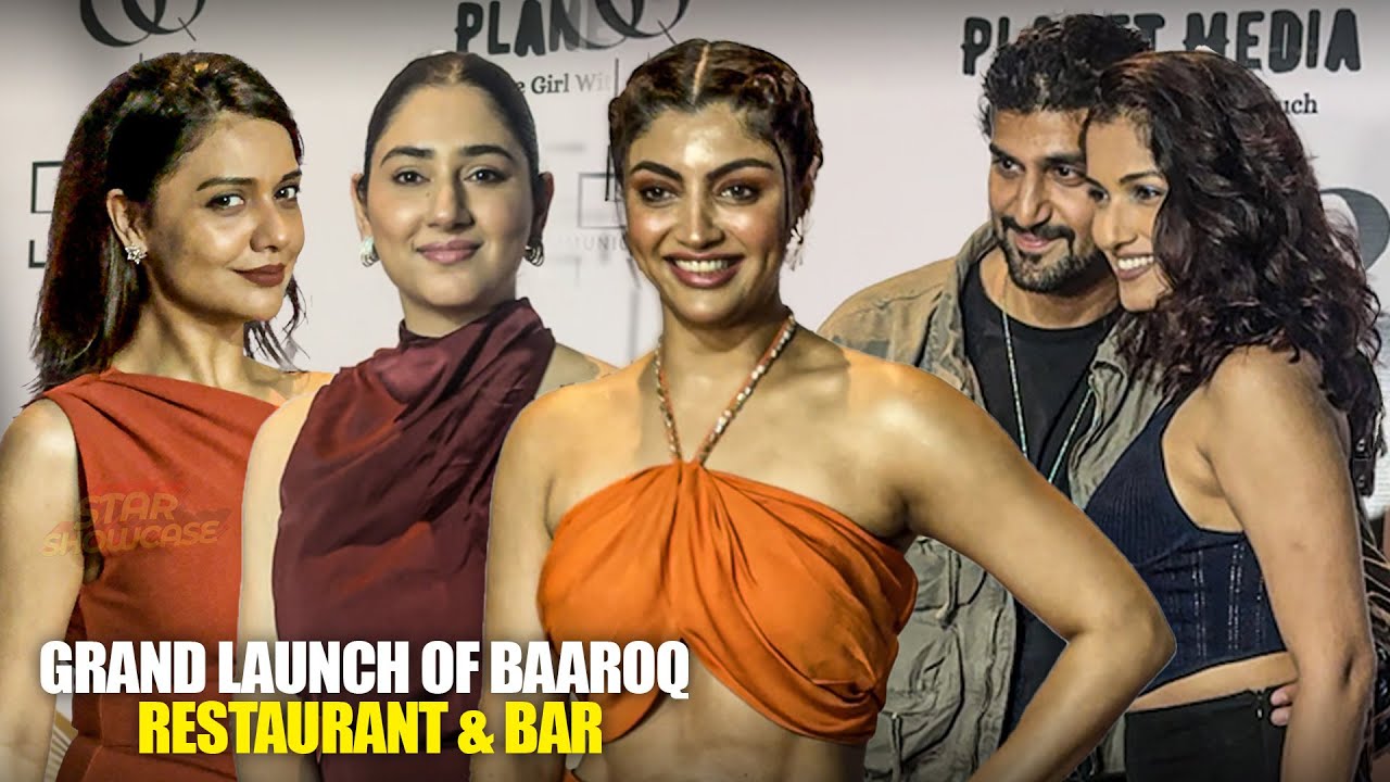 Akanksha Puri & More  looked stunning at the grand launch of Baaroq restaurant & bar
