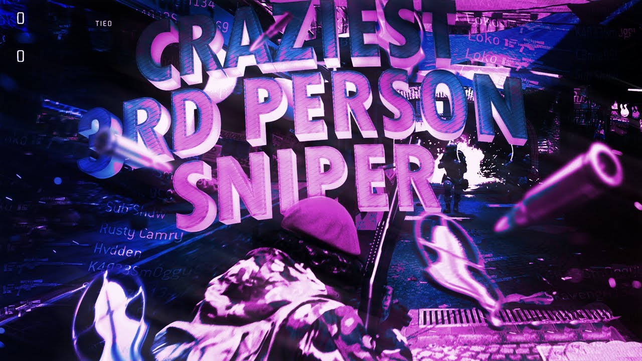 CRAZIEST 3RD PERSON SNIPER - MWII
