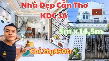 Quá đẹp ! Chỉ 2ty850tr sở hữu được nhà đẹp Cần thơ - KDC 3A gần chợ nổi Cái Răng