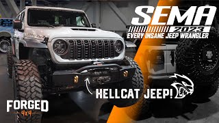 Every Wrangler Build at SEMA 2023 ft. 392 HEMIs, Rubicons, JLs, Electric Jeeps + MORE by Forged 4x4 43,593 views 6 months ago 16 minutes