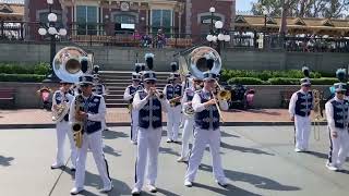 Disneyland Band at Main Street Train Station