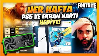 HER HAFTA RTX 5080 FORTNITE TASARIMLI PS5 HEDİYESİ! (EPİC GAMES COŞTU)