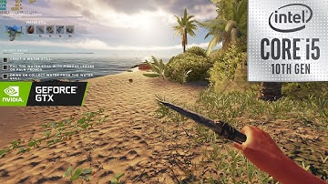 GTX 1650 i5 10300H | Stranded Deep | Medium Settings | 2021