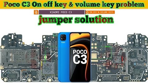 Poco C3 on off key & volume key not working problem jumper solution|#thesoilboy