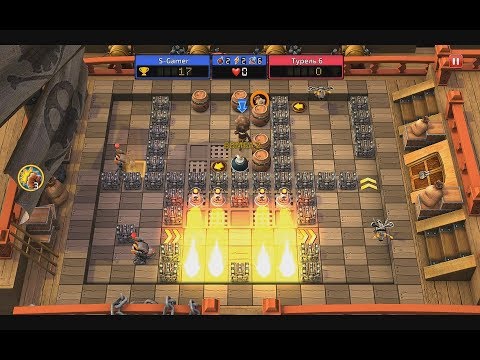 Blast Zone! Tournament. Walkthrough part 6. Pirats 5-7 lvl