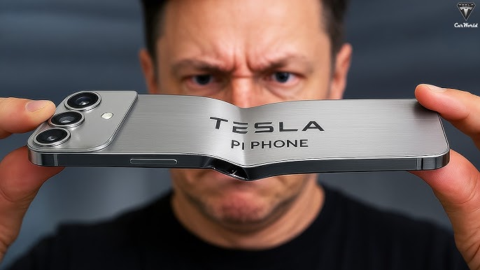 NEW Update! $789 Tesla Pi Phone Finally LAUNCH Here! Titanium Body DESTROY  Iphone 17 Aluminum! - YouTube