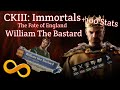 Ck3 Immortals(+100 Stats)The Fate of England:William the Bastard(867-1694)