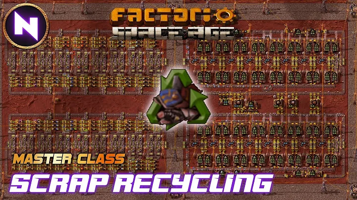 Optimal SCRAP RECYCLING Setup For FULGORA | Factorio Master Class/Tutorial