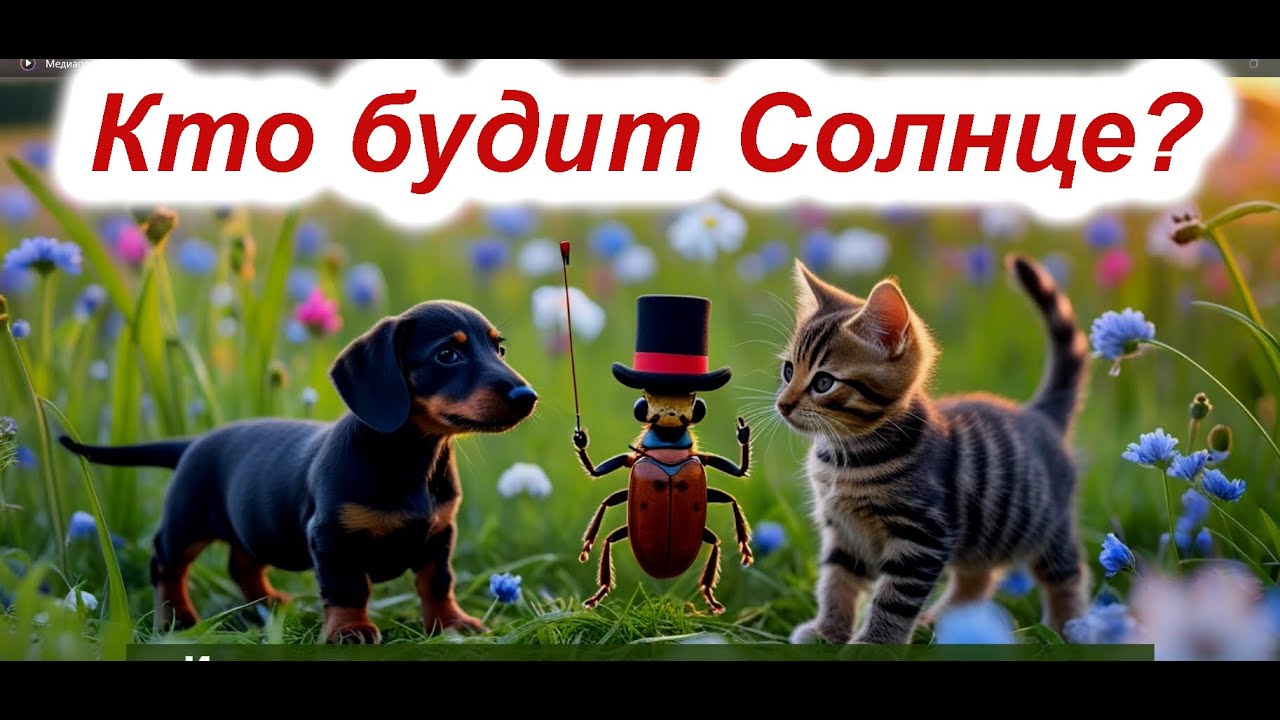 Кто будит солнце или Музыка, которая будит солнце! Сказки про Дружка и Васечку 