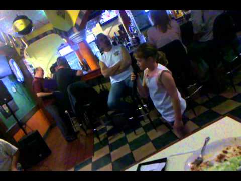 Aislyn's first ever karaoke experience