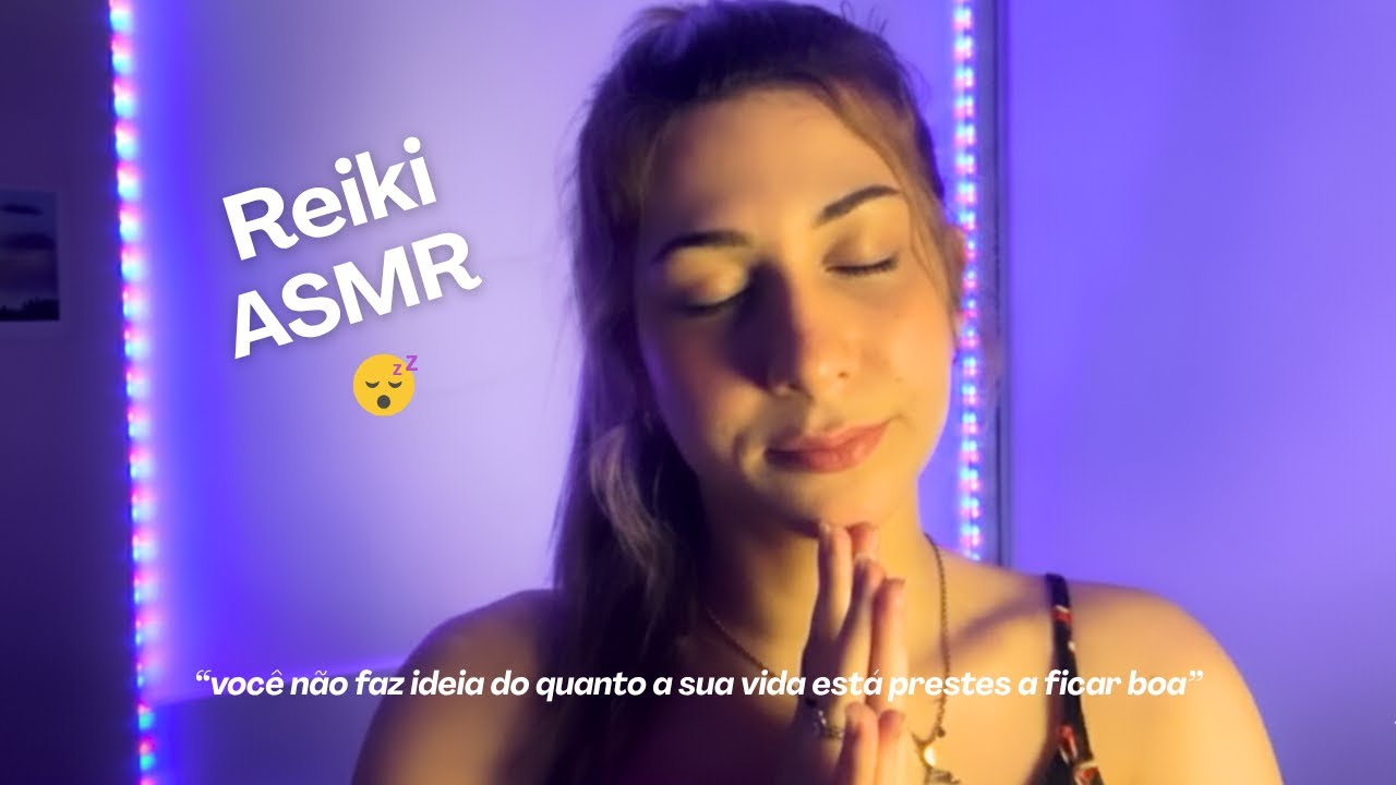 ASMR Reiki ✨Afirmações positivas para dormir & Limpeza energética e espiritual