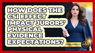 How Does The CSI Effect Impact Jurors' Physical Evidence Expectations? - Courtroom Chronicles