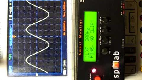 Signal Clipping Detection systemTHD for Spl Lab Smart Monitor demonstration