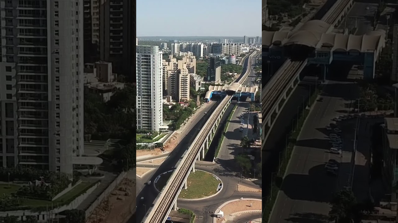 Beautiful Aerial shots of Gurugram | India