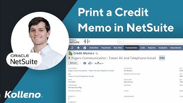NetSuite Tutorial  |  How to print a credit memo PDF in NetSuite