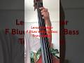 ウォーキングベースの神Leroy VinnegarのブルースのラインWalkin’(F Blues Walking Bass Transcription) #bass #music #jazz