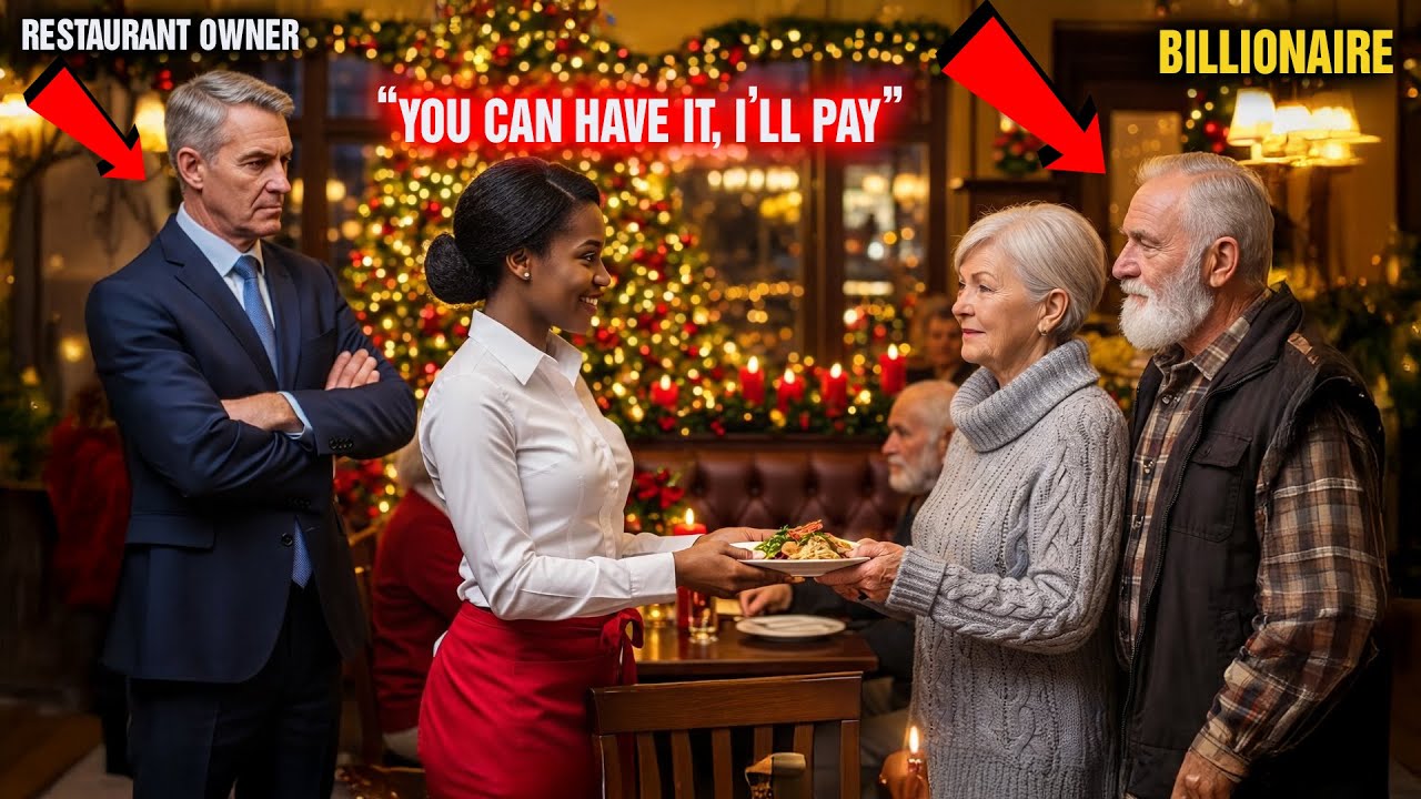 Добрая официантка теряет работу после того, как накормила бедную пару в канун Рождества, а затем ...
