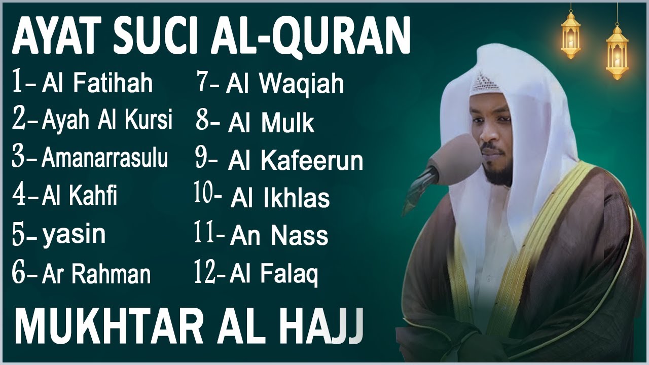Alquran Dengan Suara Yang Sangat Indah | Alfatiha, Alkahfi,Yasin,Alwaqia, Arrahman,Almulk Almoeathat