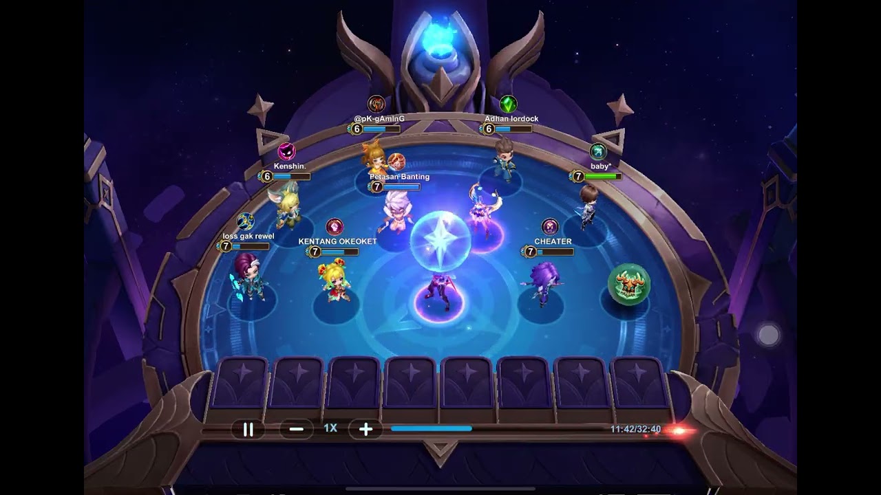 Zilong Vs 5 gold 3 star HEROES !!!!!