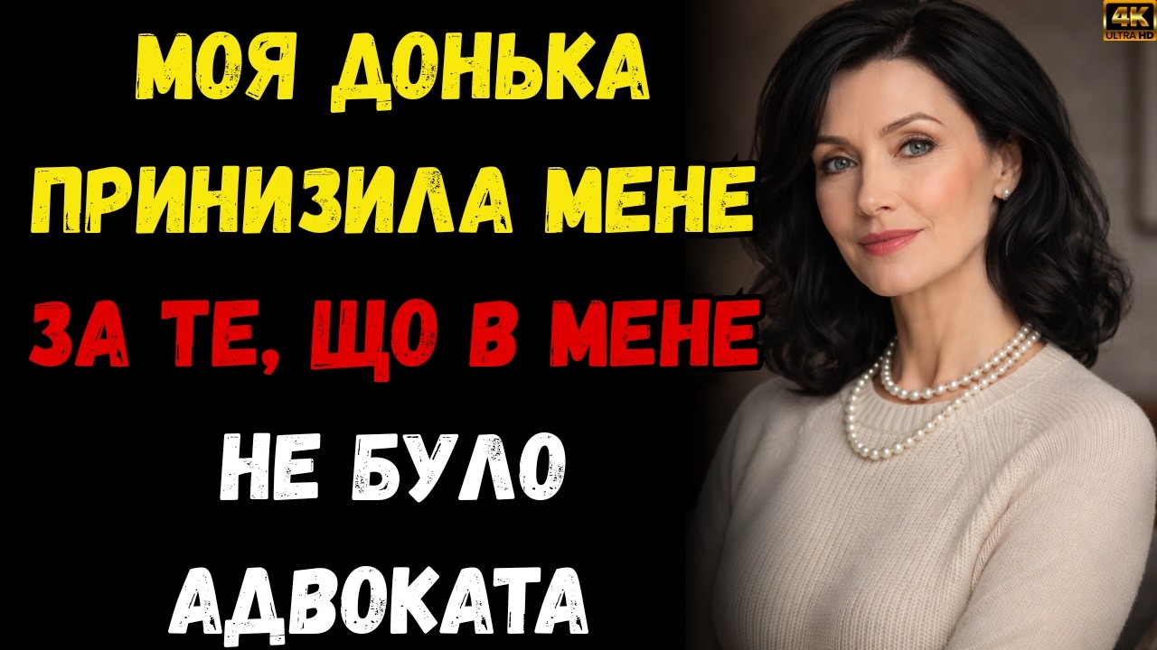 🚨Моя донька принизила мене за те,