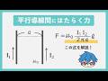 平行導線間にはたらく力【電流と磁場】(物理)