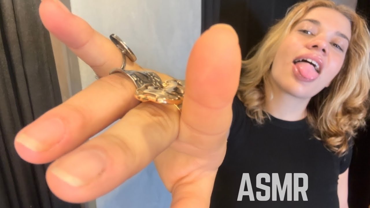 ASMR FAST finger fluttering + ring sounds + mouth sounds + hand moviments | REIKI  NO TALK