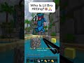Who Is Lil Bro Hitting? 😭🙏 #minecraft #funny #pvp #4k