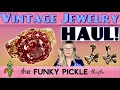 VINTAGE JEWELRY HAUL Estate & Thrifting Finds Thrifter & Reseller