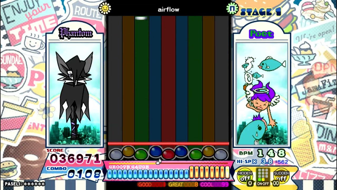 ポップンミュージック] インストゥルメンタル / airflow NORMAL ビート