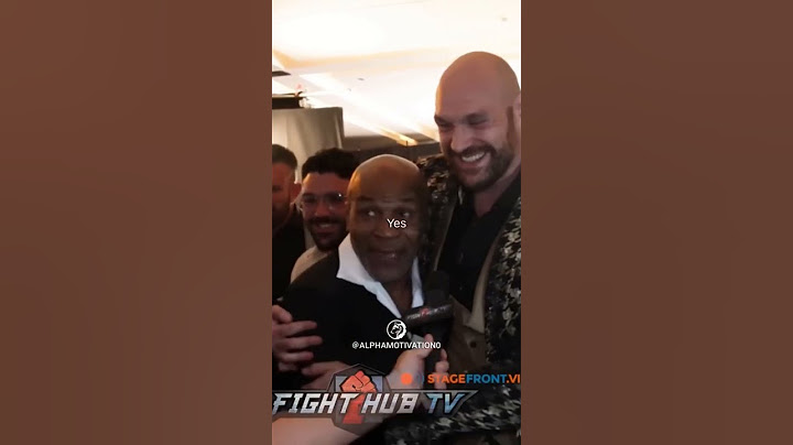 MIKE TYSON AND TYSON FURY WHOLESOME MOMENT ❤️‍🩹😻 ...