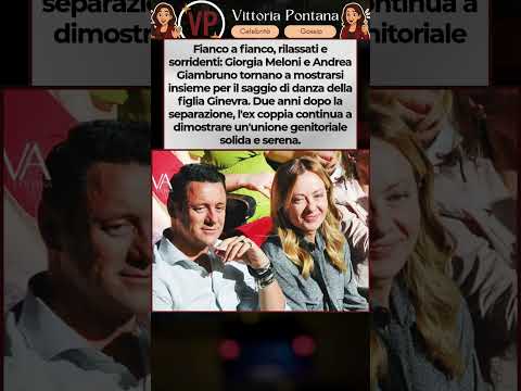 Video Giorgia Meloni e Giambruno insieme per la figlia Ginevra: la foto