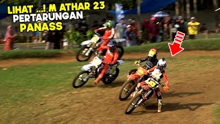 M ATHAR 23 Kembali bikin tegang KEJURNAS GTX MOTOCROSS